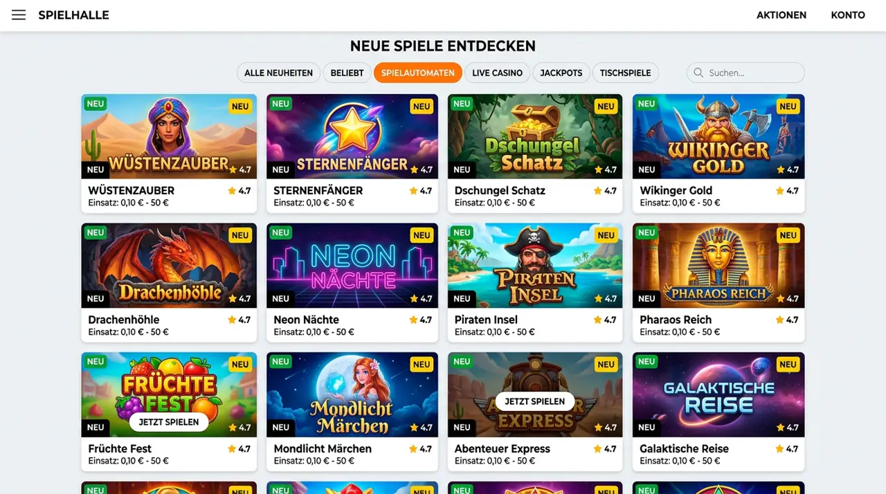 Jackpots & Crash Spiele — King Billy